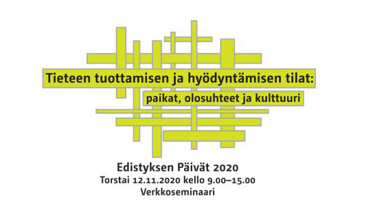 Edistyksen päivät 2020 logo.