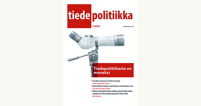 Lehden kansi: kuvassa kaukoputki