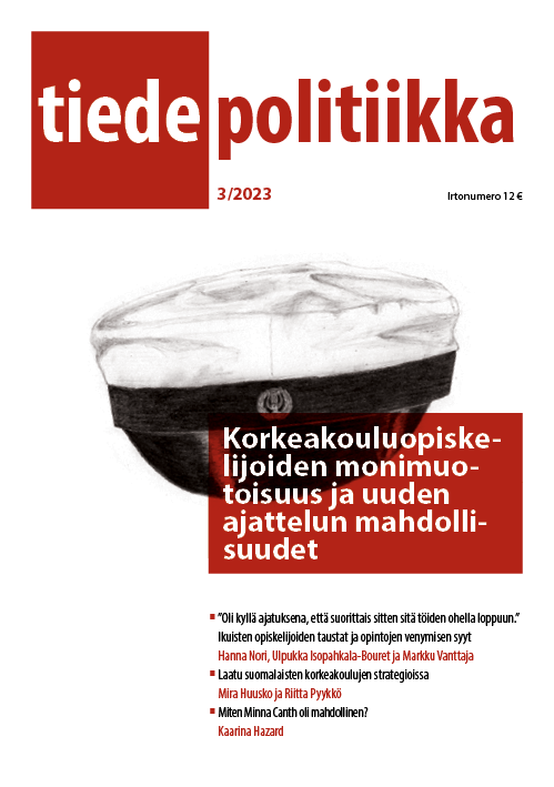 Tiedepolitiikka-lehden kansi